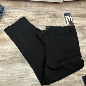 Banana Republic Black Slim straight cropped pants Sz 10 26” inseam